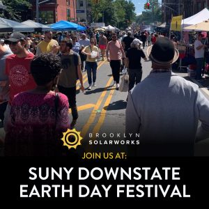 Street fair picture in Brooklyn, New York.