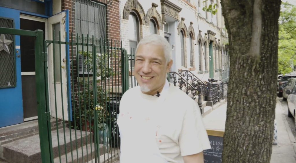 Emanuel Ruffler, owner of Starrlight Pizza in Bushwick, Brooklyn